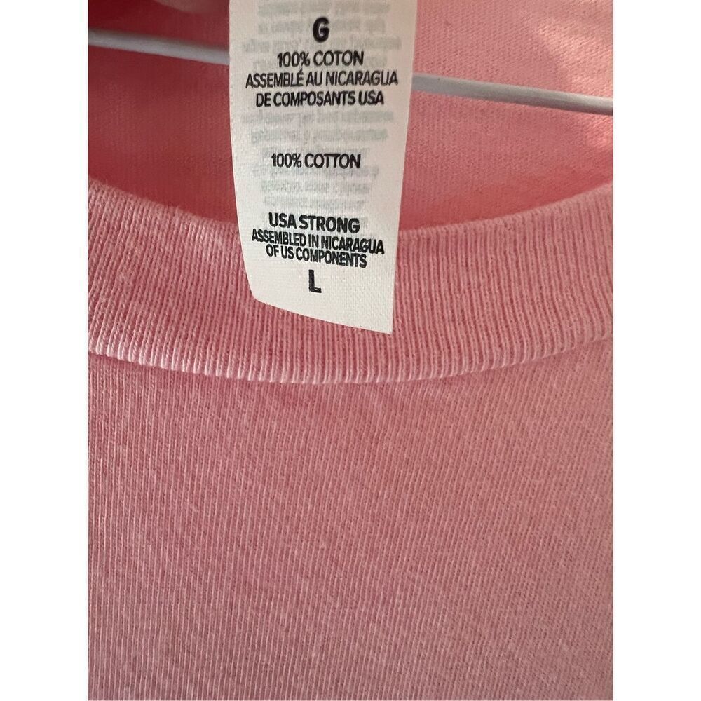 Bella Canvas pink leopard lip tee t-shirt large - Picture 4 of 8